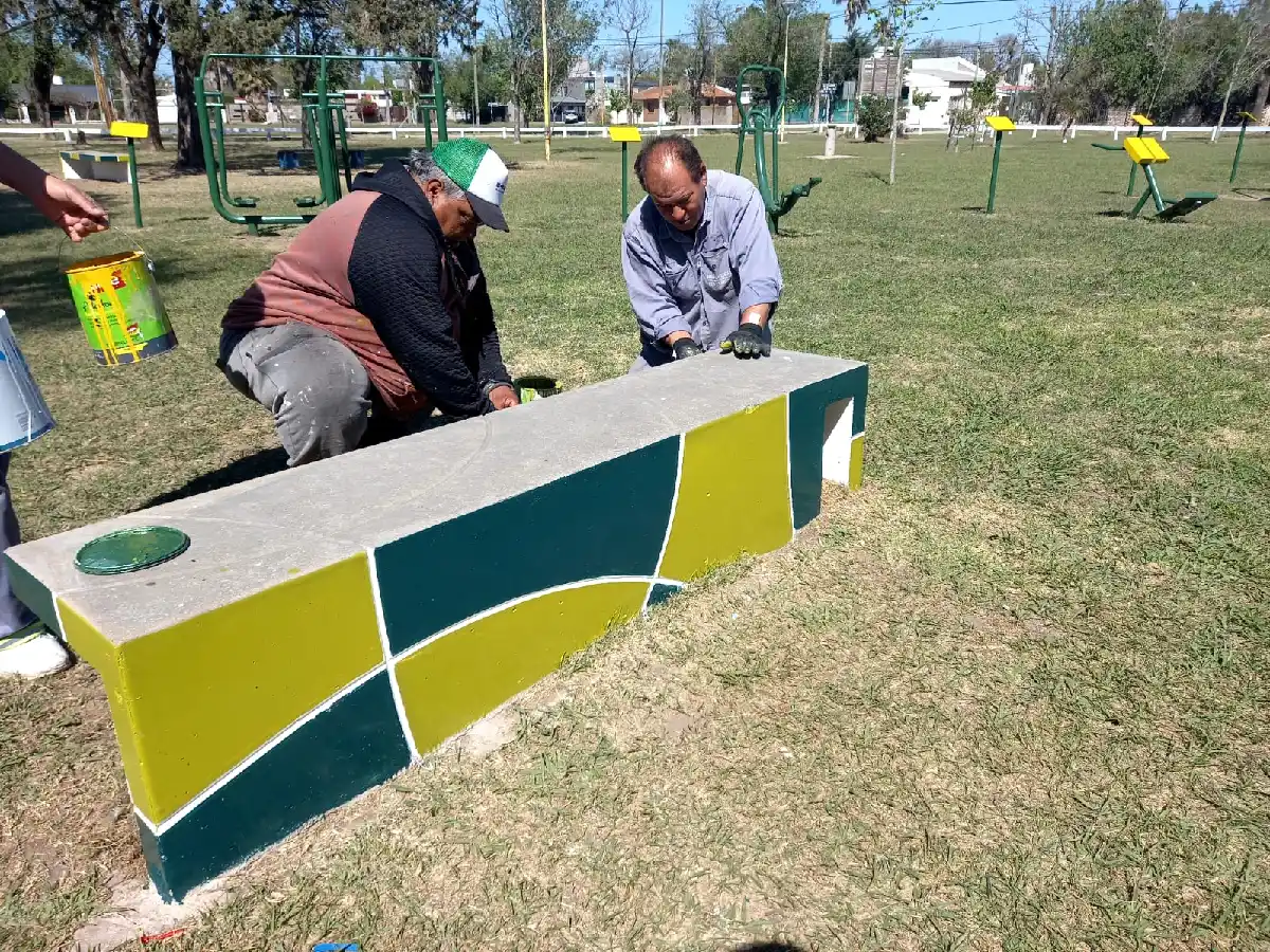  Siguen tareas de recuperación  y refuncionalización de  plazas y espacios verdes