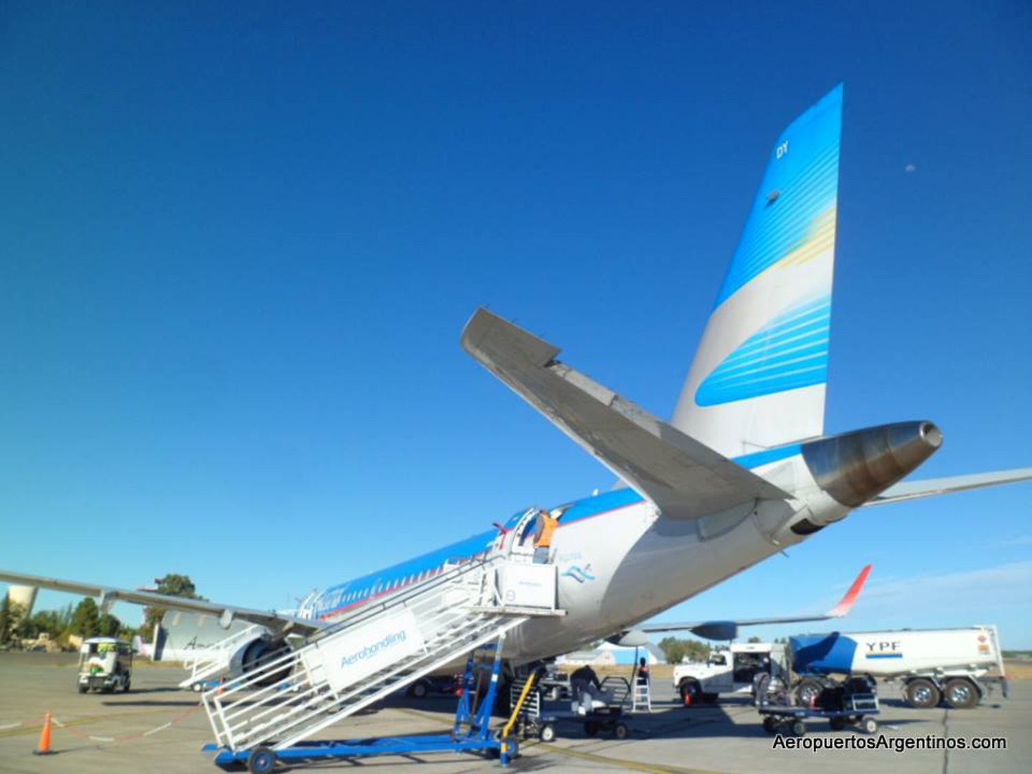 [Fotogalería] Mañana de este viernes 21/03 en el aeropuerto de Neuquén