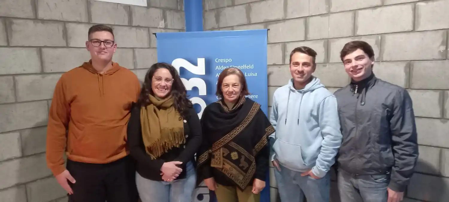 Secretaria de Gobierno, Gladys Salomón; el encargado de Prensa, Giancluca Lucheci; Ailín Colacello, de Cultura; Germán Werner, de Turismo y José Rodrigo Andolfo, de Deporte