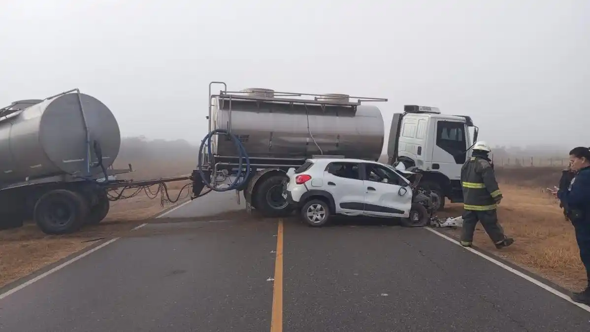 Los vehículos involucrados en el fatal accidente.