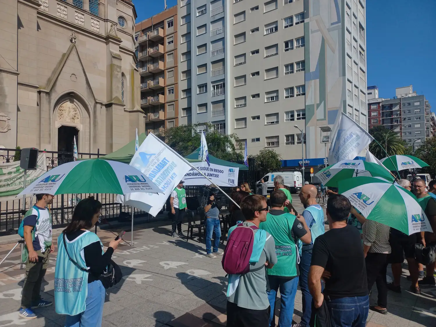 Jornada de paro y visibilización en la Catedral.