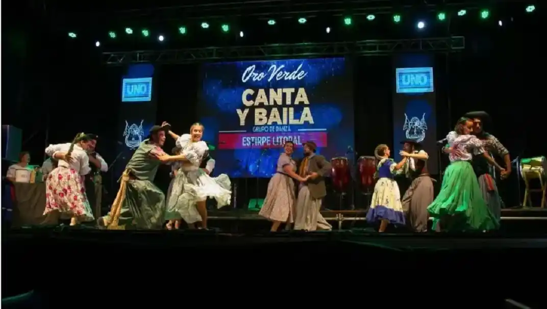 Oro Verde Canta y Baila 2026: música, danza y gastronomía en una noche a cielo abierto