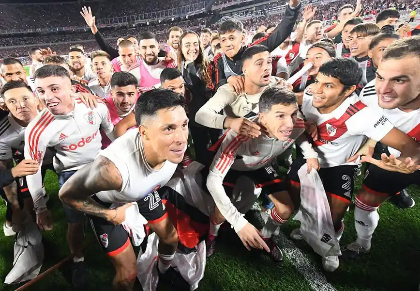 ¡River campeón! Un festejo monumental