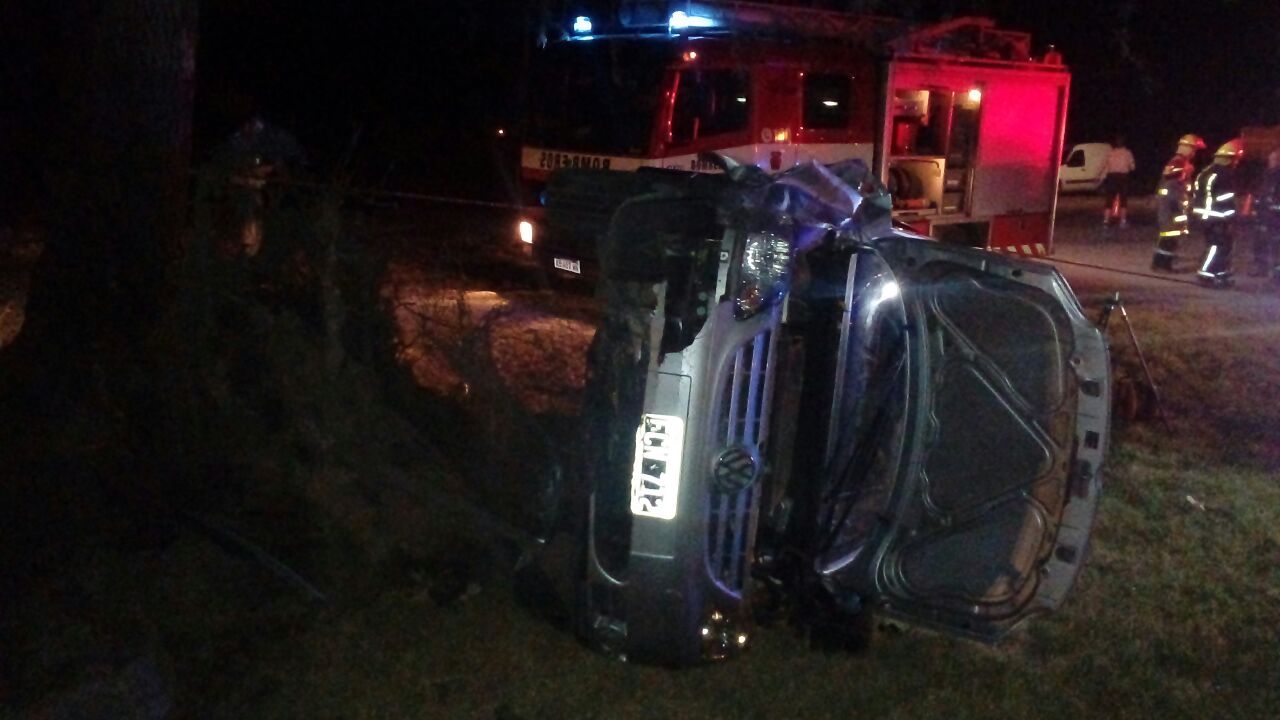 Choque en ruta 131 y acceso Los Constituyentes