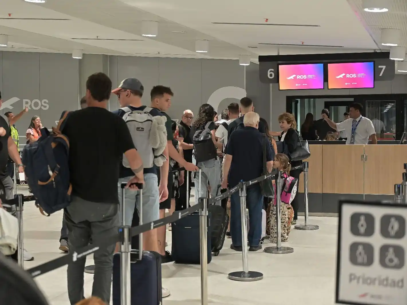 La cantidad de pasajeros sigue creciendo en el aeropuerto de Rosario.