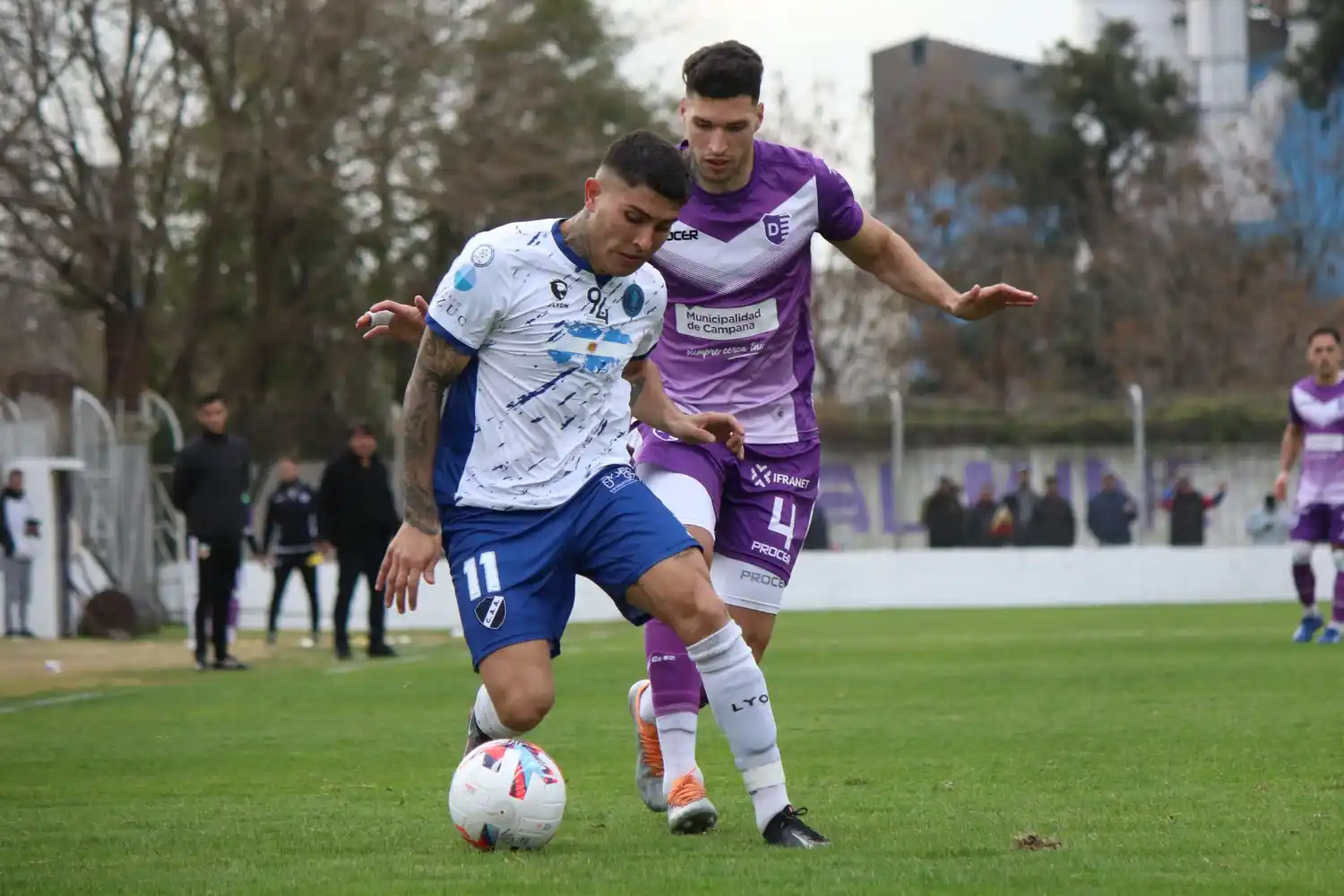 Villa Dálmine rescató un punto sobre el final
