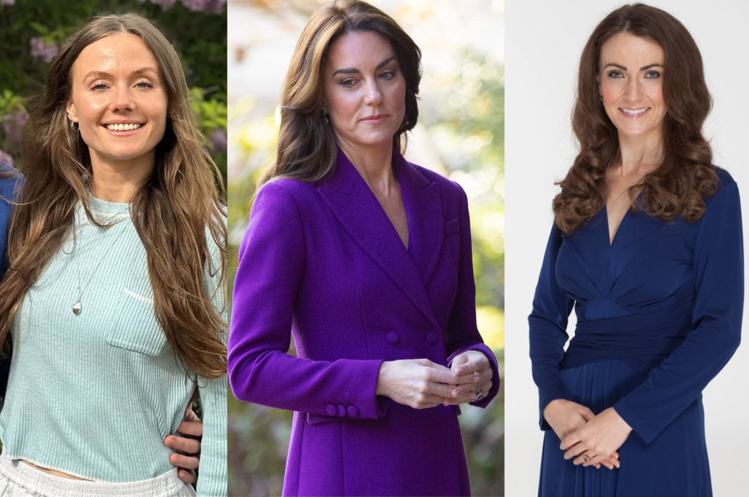 Olivia Henson, Kate Middleton y Heidi Agan.