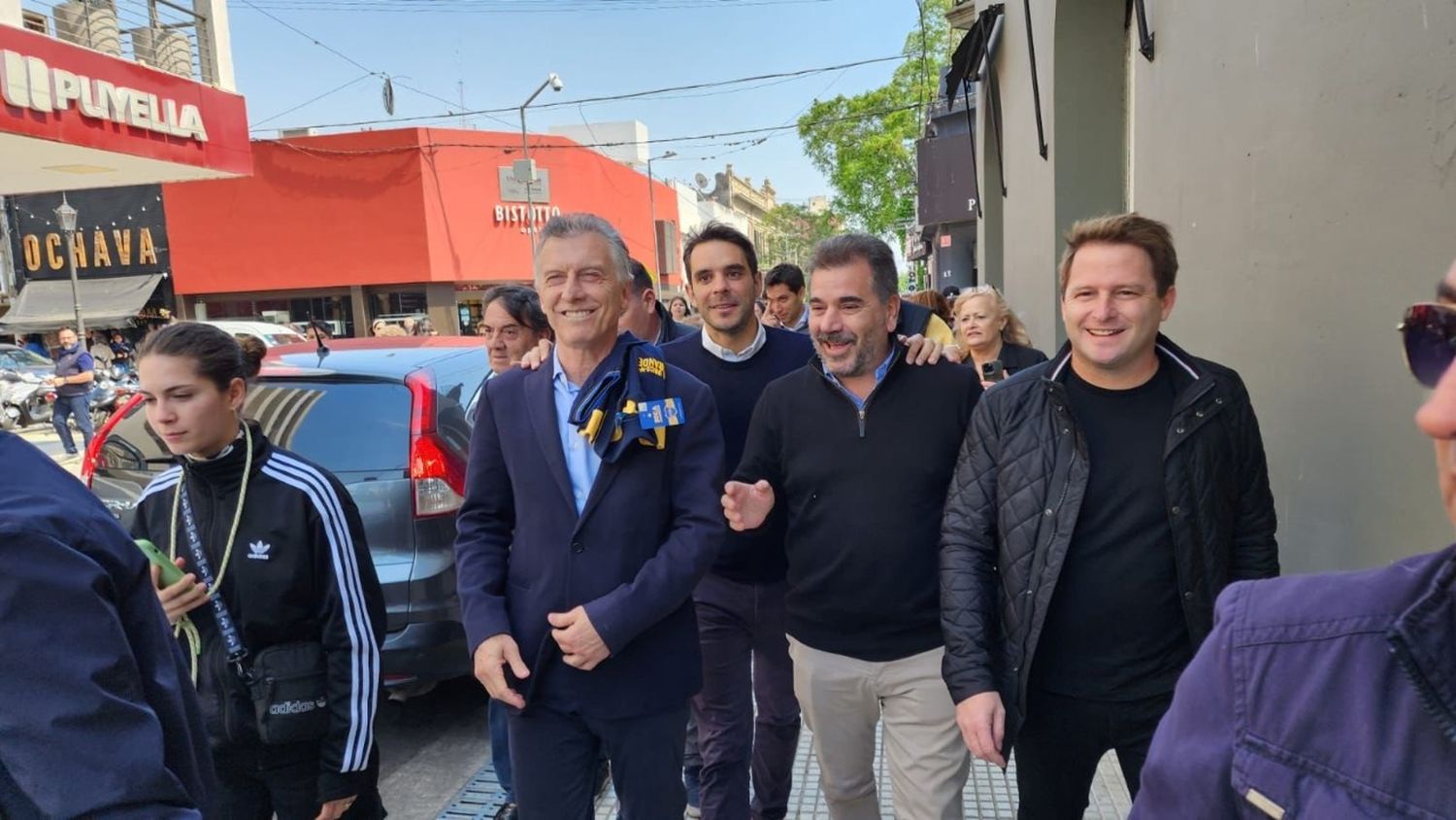 Macri y Ritondo en San Nicolás: El PRO sigue sus recorridas por la Provincia en clave electoral