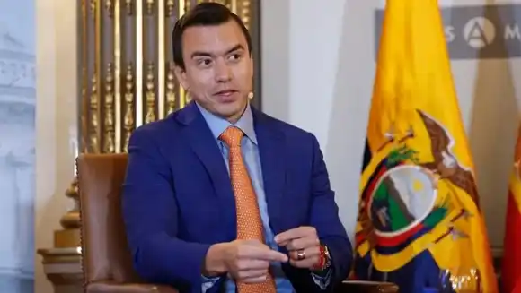 Noboa pide ayuda a Trump: APOYO MILITAR