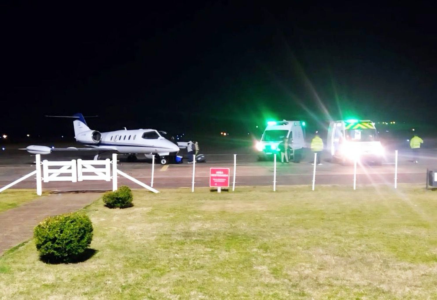 Traslado. Desde el aeropuerto de Olavarría