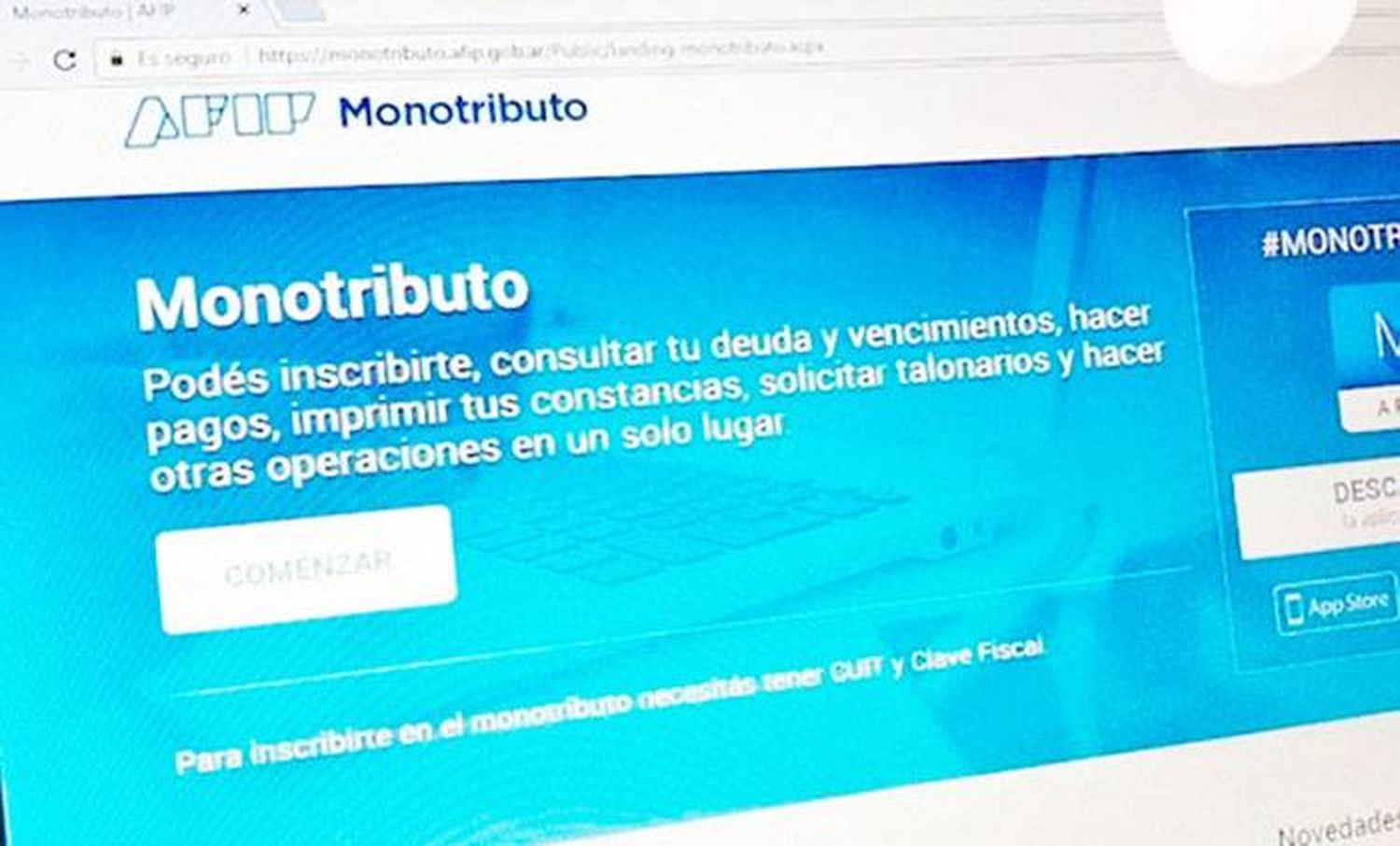 La ley que otorga alivio a monotributistas está en vigencia 