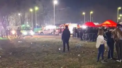 Insólito accidente en Saladillo: quedó con el pie atrapado en un toro mecánico y debió ser rescatado por los bomberos