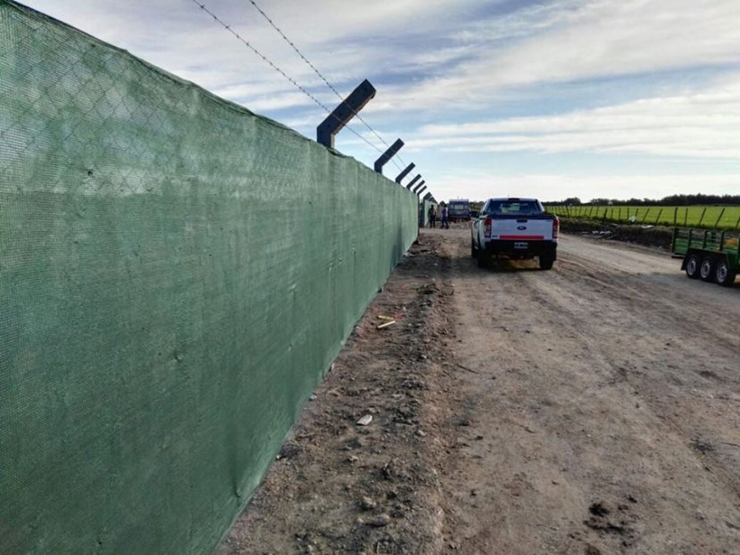 LOBERIA: Construyeron un cerco en el basurero municipal
