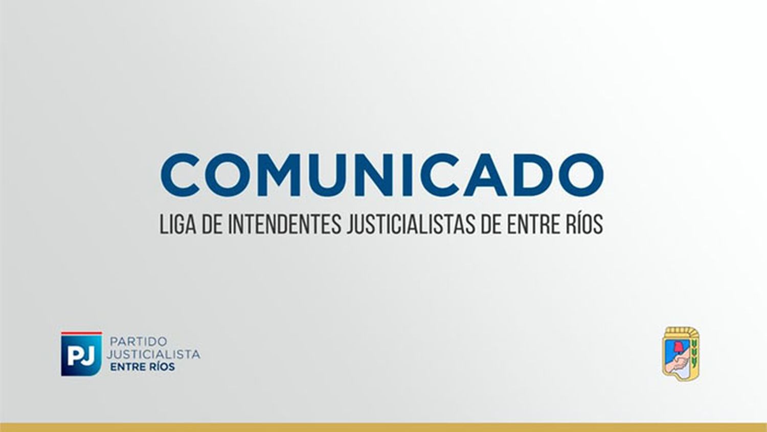 Comunicado   de la Liga   de Intendentes del PJ 