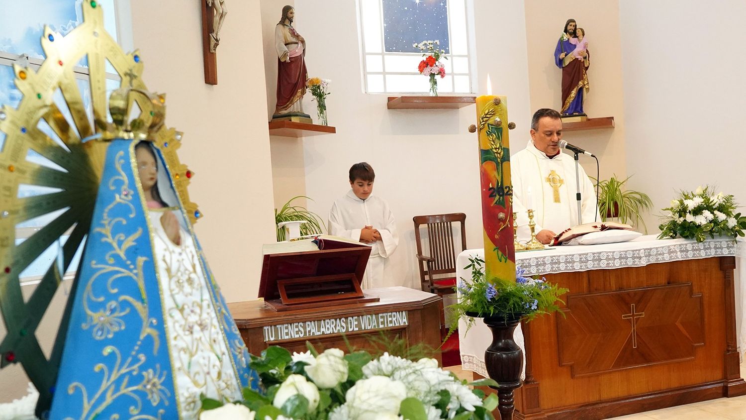 Celebración en Quequén por el Día de la Virgen de Luján