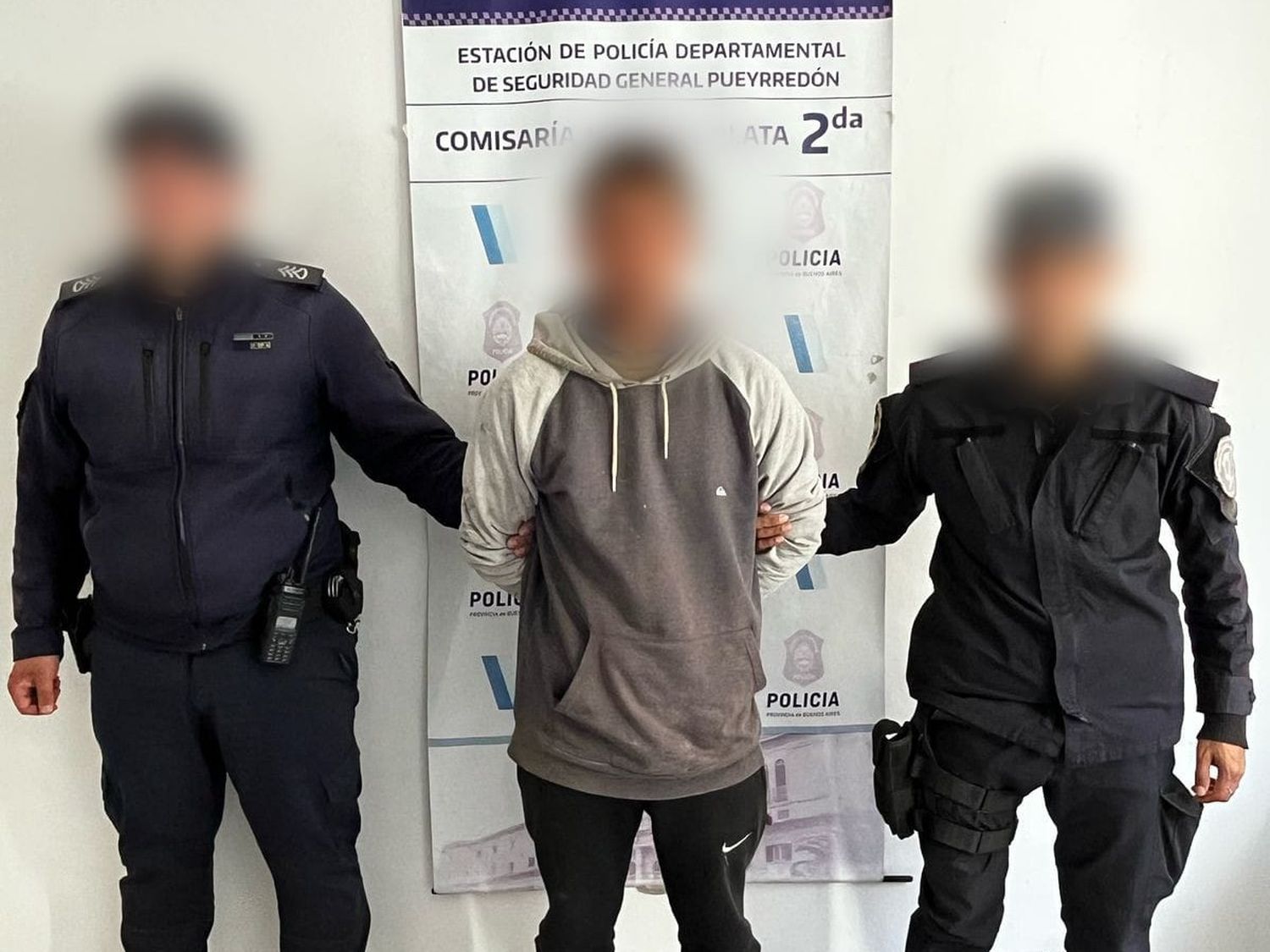 El delincuente fue remitido a la Unidad Penal N° 44 de Batán.