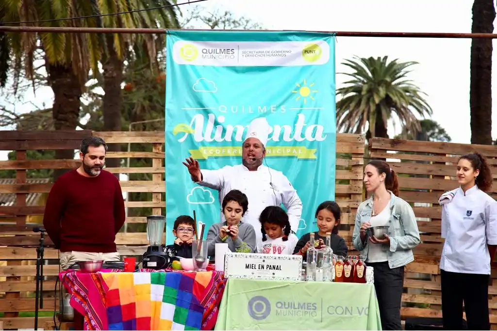 Quilmes: 10 mil personas visitaron una nueva edición de la ecoferia "Alimenta"
