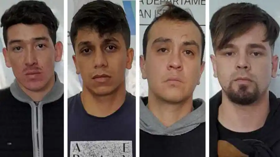 Rodrigo Ignacio Leyston Jhonston, Jairo Esteban Gaete Ibarra, Alejandro Osorio Retamal y Carlos Javier Cordero se encuentran prófugos.