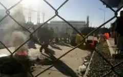 Se levantó la toma de la Termoeléctrica