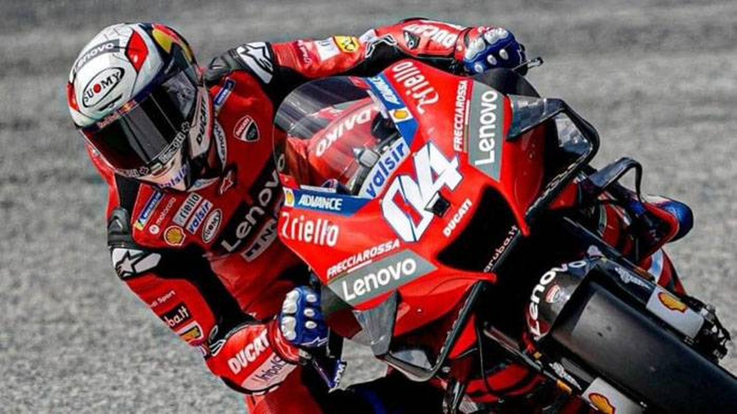 Dovizioso ganó una accidentada carrera del MotoGP