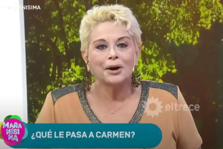 Carmen Barbieri se descompensó después de hacer un furioso descargo y debió ser atendida por un médico