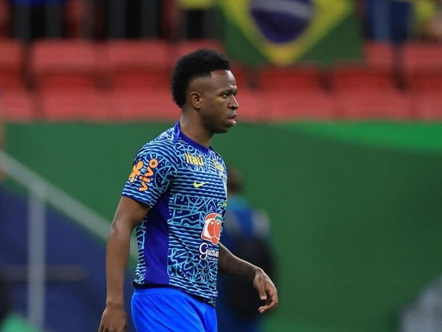 Vinicius Jr. se entrenó diferenciado y es duda
