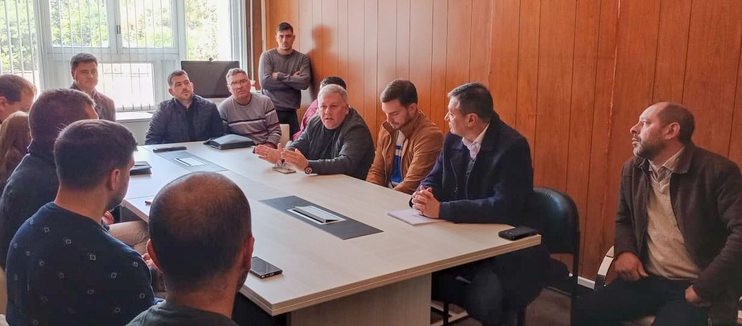 Benedetti, junto a otros intendentes de San Justo, reclamaron ante Vialidad Nacional.