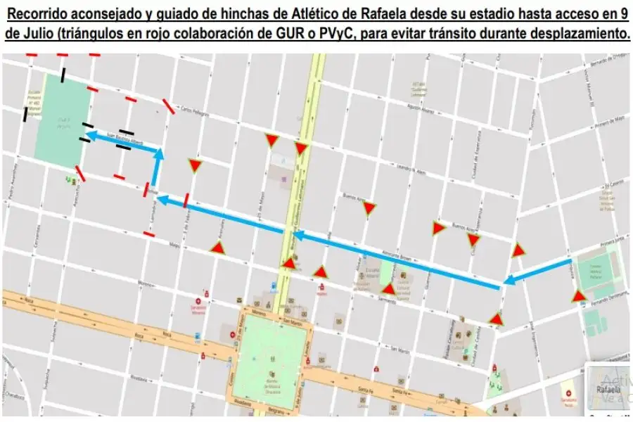 Gentileza: División Operaciones UR V – Dpto. Castellanos