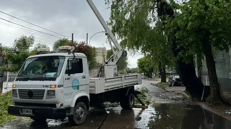 temporal en Mar del Plata