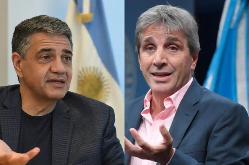 Luis Caputo recibe a Jorge Macri