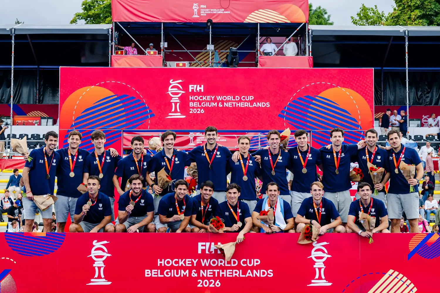 Los Leones superaron 2-1 a Países Bajos y ganaron el bronce en el Mundial de hockey masculino