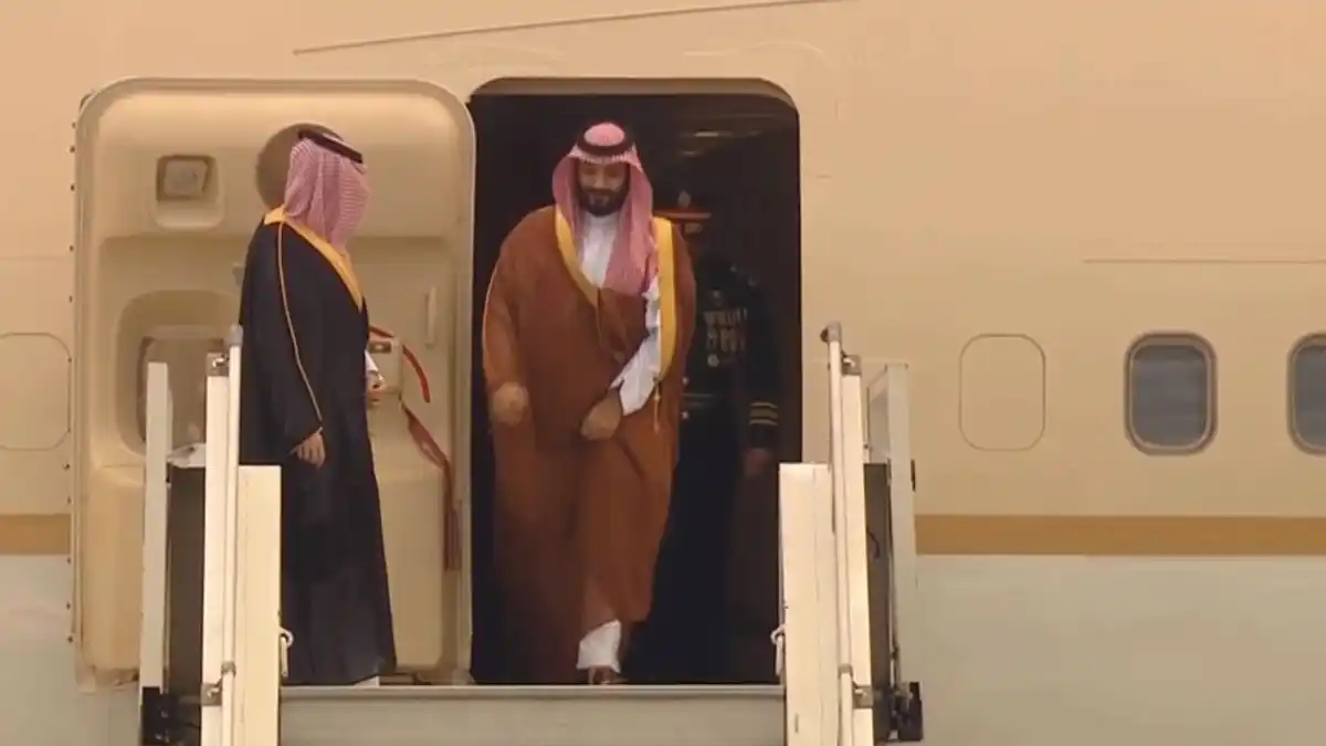 G20: el príncipe de Arabia Saudita llegó a la Argentina