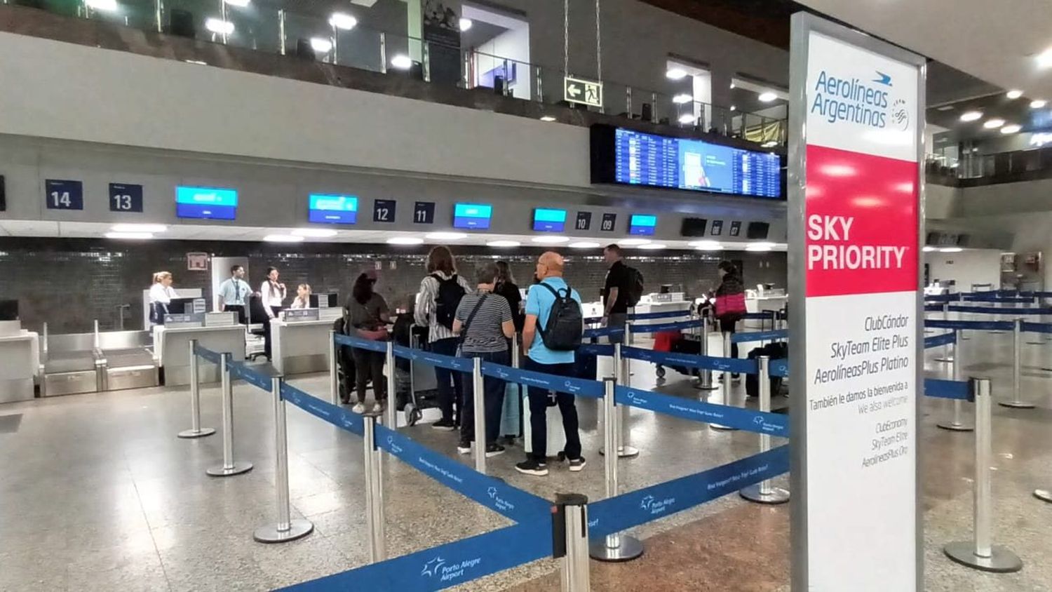Con un "clásico", Aerolíneas Argentinas regresó a Porto Alegre después de casi un año