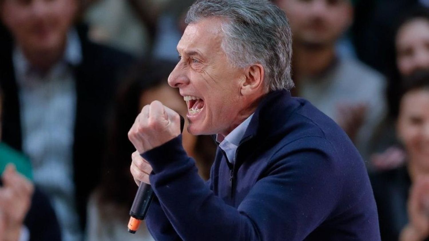 Macri eufórico, a los gritos y entre lágrimas: "¡No se inunda más, carajo!"