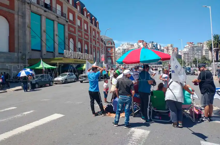 Se levantó el corte frente al Casino Central