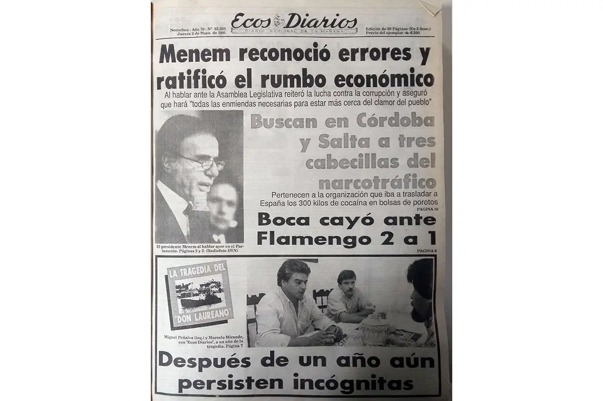 Jueves 2 de mayo de 1991