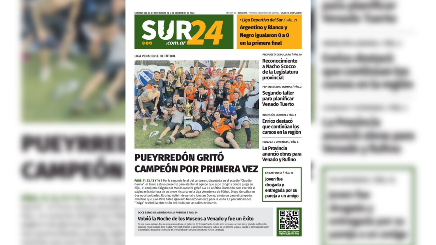 Número 85 de Sur24, para leer online y descargar