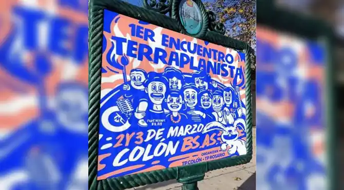 Insólito encuentro de "terraplanismo" en Colón para los que creen que la Tierra es plana