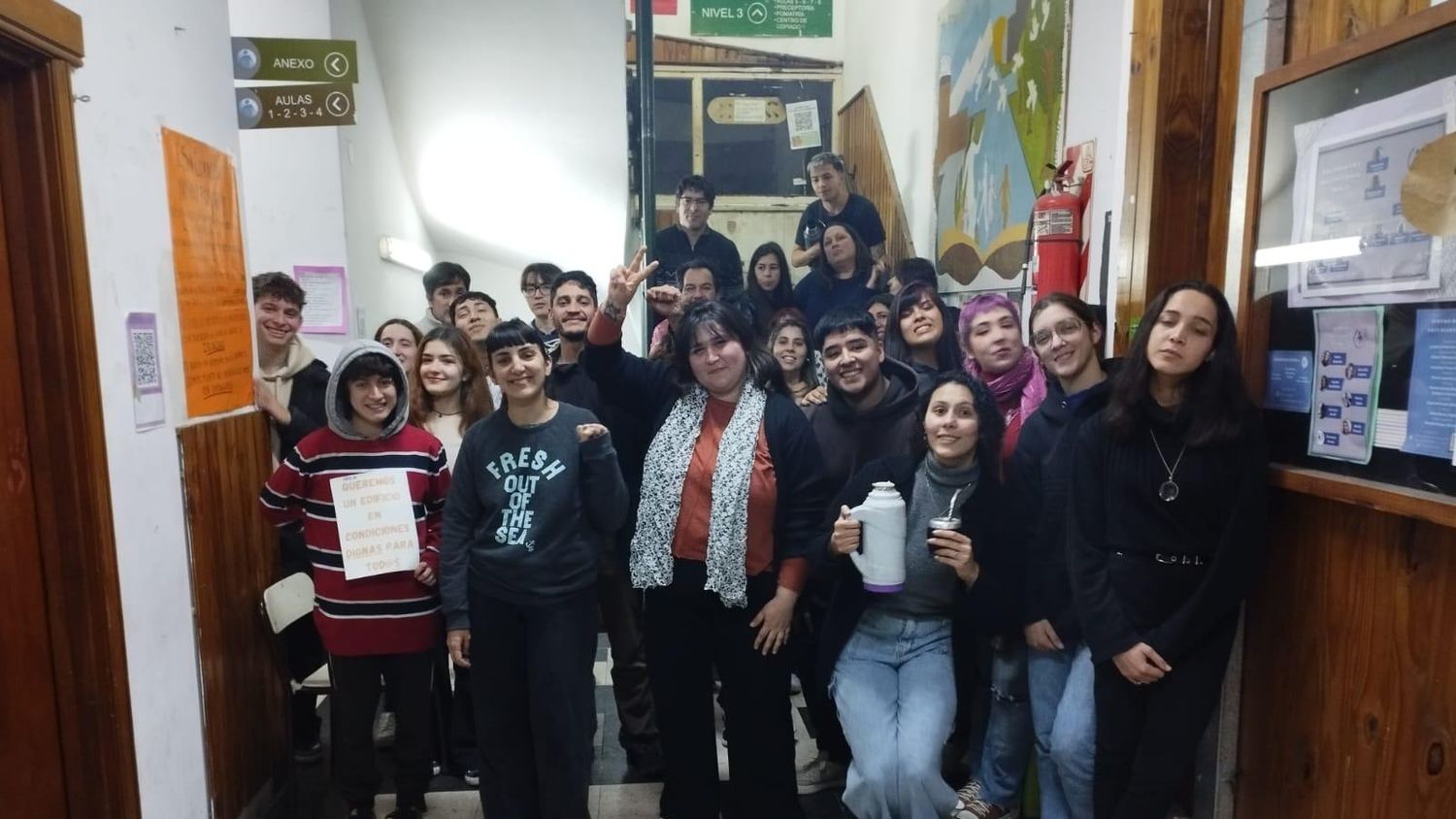 Reclamo en el Instituto 19 por problemas edilicios y falta de clases presenciales