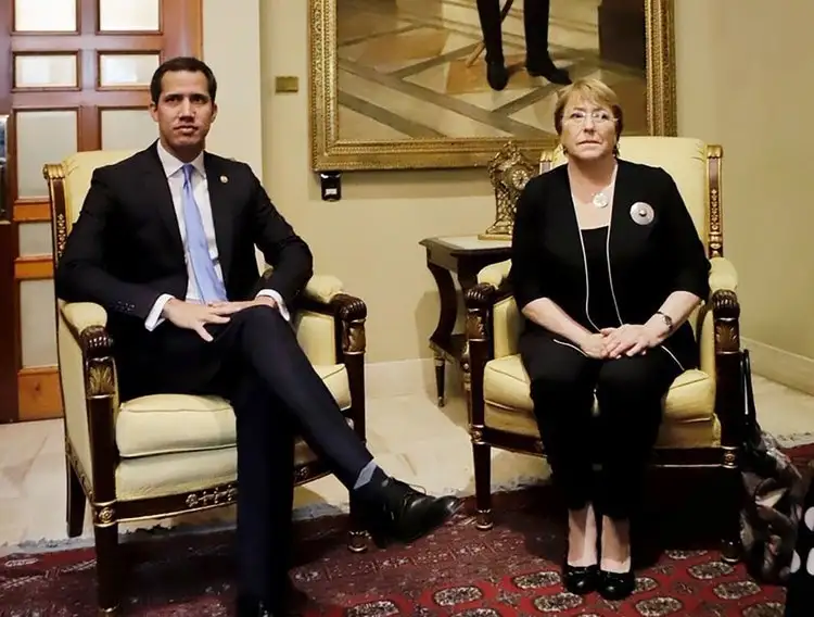Bachelet, con Maduro y Guaidó al cierre de su visita a Venezuela