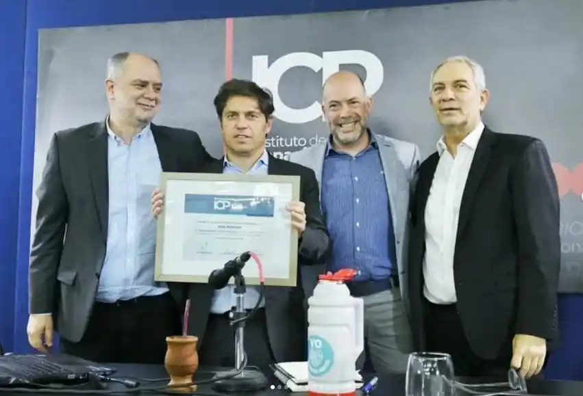 Kicillof brindó una clase magistral en el ICP en 2022.
