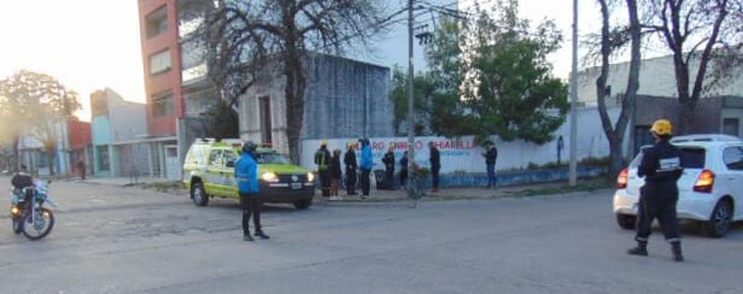 Choque entre auto y bicicleta en las calles venadenses