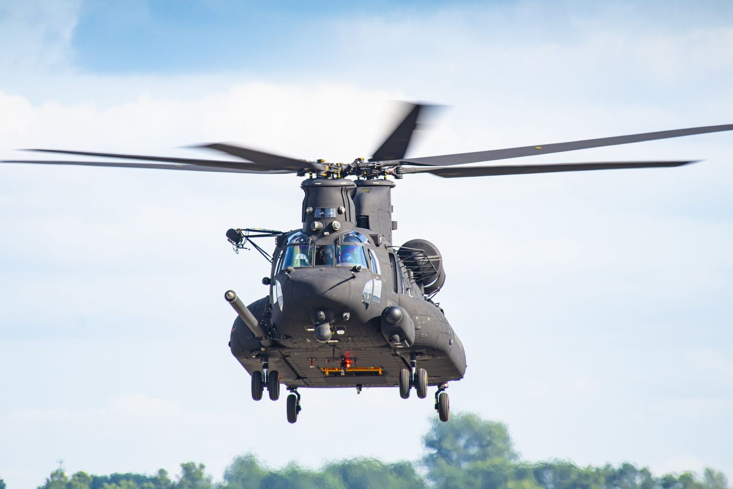 The MH-47G Block II is an optimized version of the Chinook helicopter, designed to operate in demanding special operations missions.