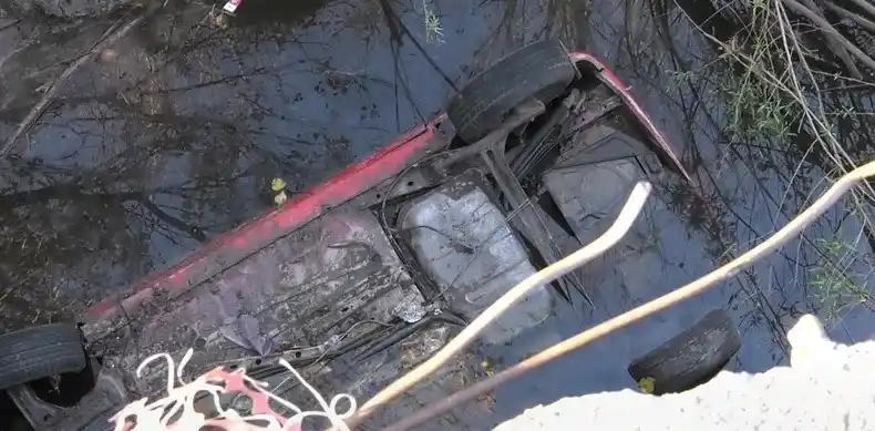 Tragedia en la Ruta 32: un hombre murió al caer desde un puente con su auto