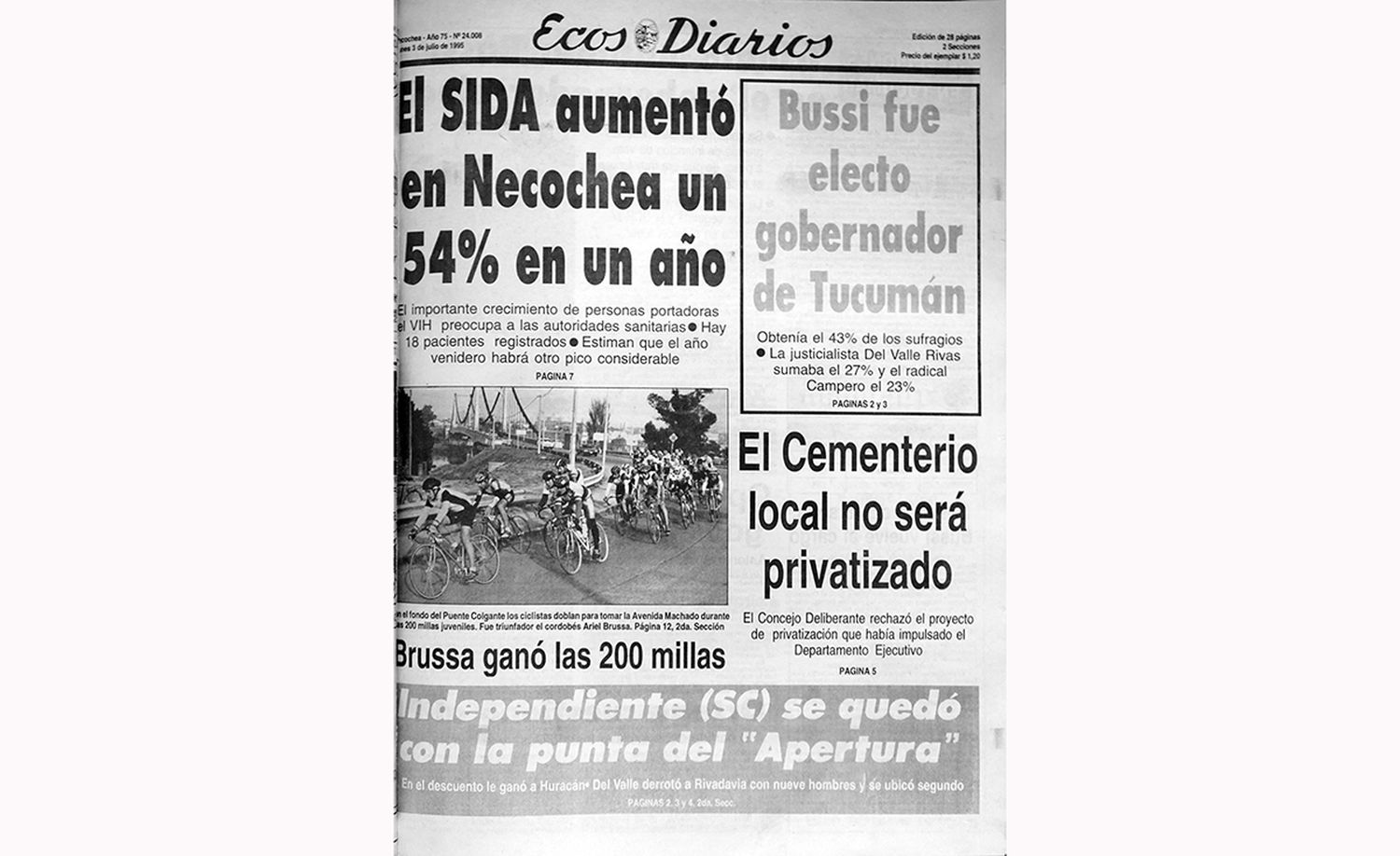Lunes 3 de julio de 1995