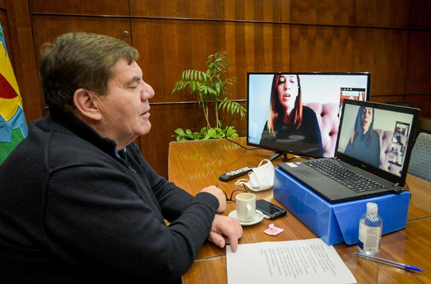 Operan al intendente Montenegro en el HPC