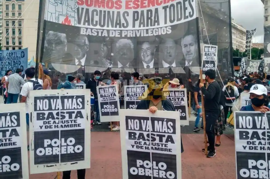Organizaciones sociales reclamar salario de emergencia y “tierra para vivir”