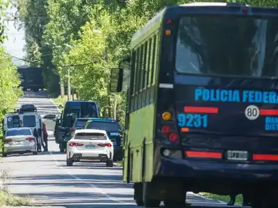 Imagen del operativo montado en Pilar.