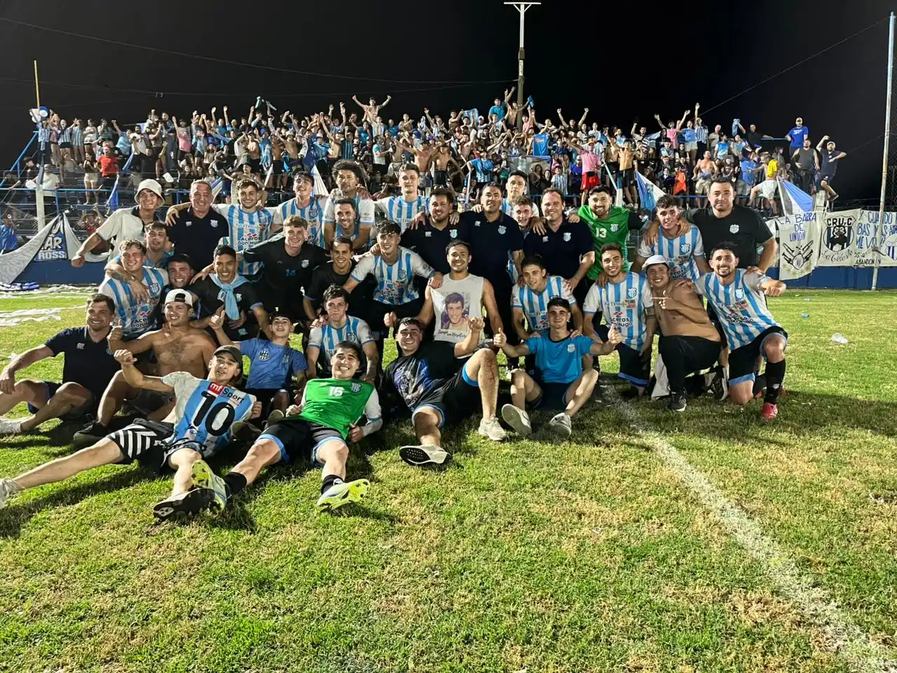 Festejo Celeste tras el pase a la final. Foto: Fabián Gallego