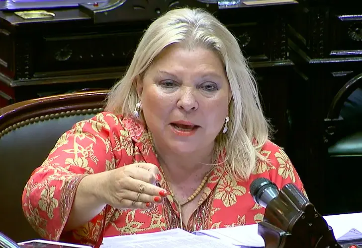 Carrió insiste: "El préstamo del FMI es un seguro contra el golpe"